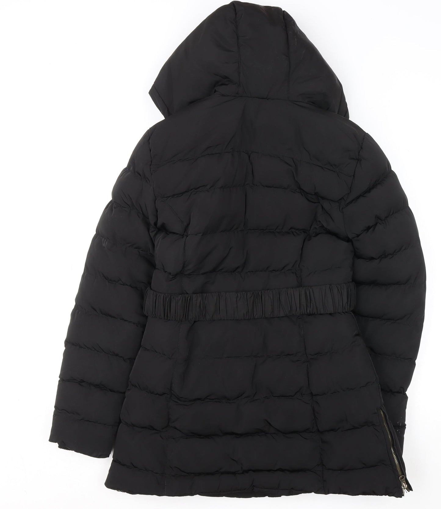 Womens UK Size 6 Golddigga Black Puffer Jacket