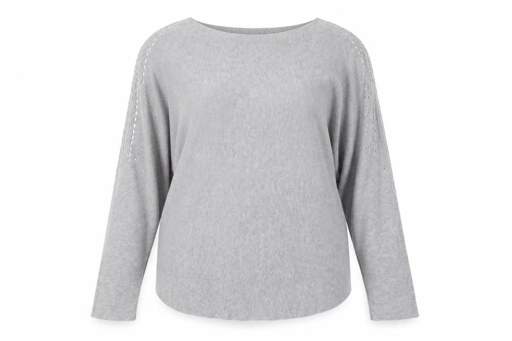Womens UK Size 16 Blue Vanilla Grey Pullover Jumper