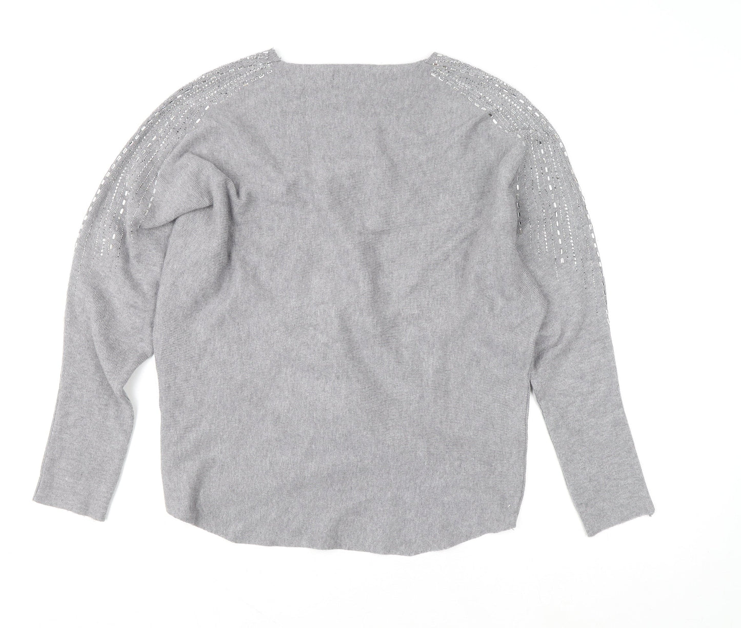 Womens UK Size 16 Blue Vanilla Grey Pullover Jumper