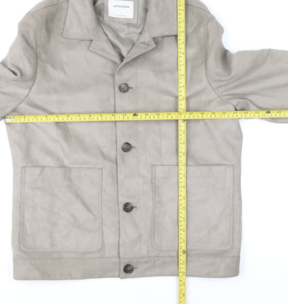 Mens UK Size M Marks and Spencer Grey Basic Jacket