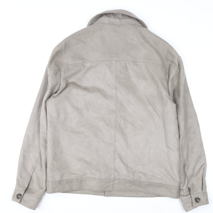 Mens UK Size M Marks and Spencer Grey Basic Jacket