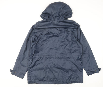 Womens UK Size M Trespass Blue Parka Coat