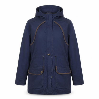 Womens UK Size 14 Debenhams Blue Parka Coat