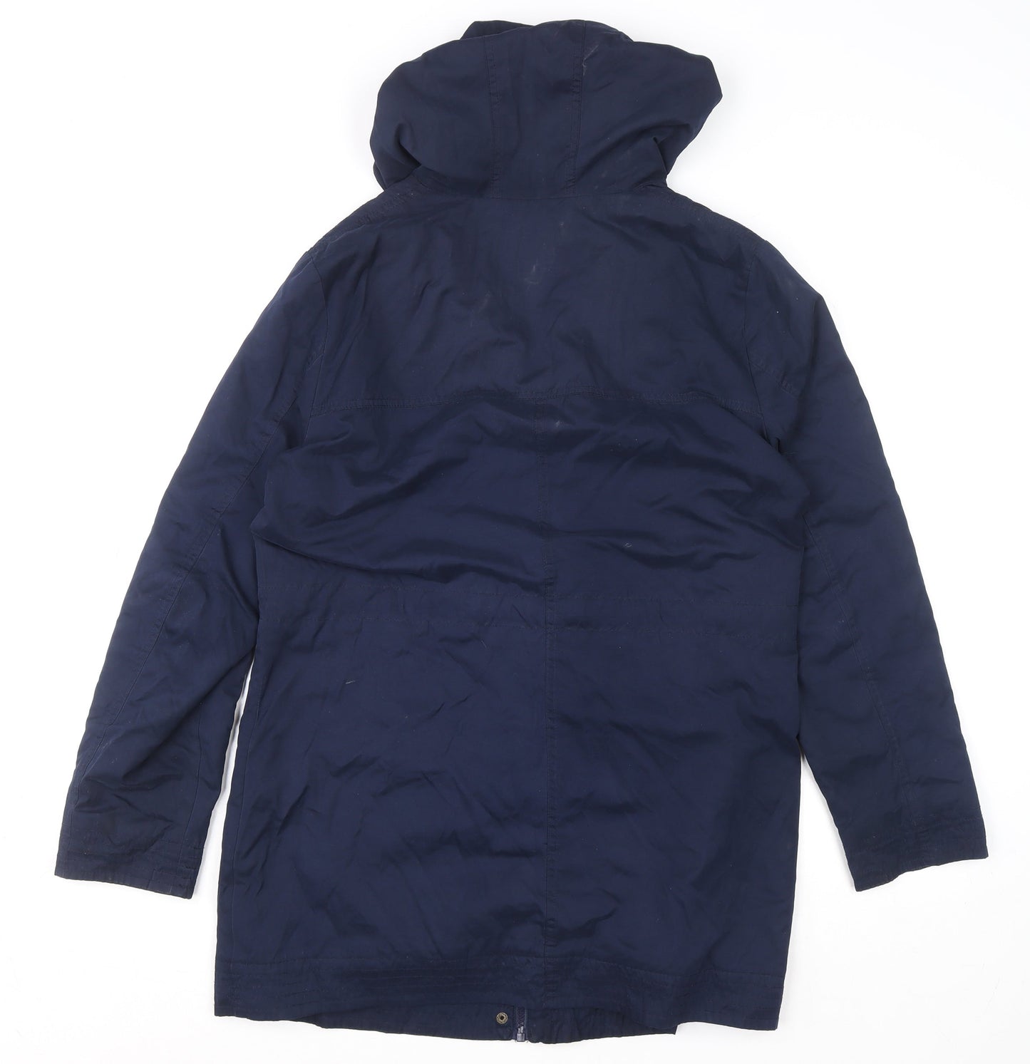 Womens UK Size 14 Debenhams Blue Parka Coat