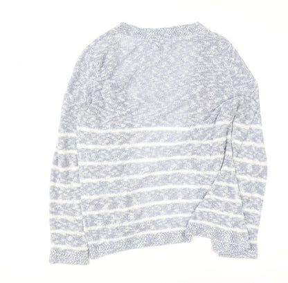 Womens UK Size 14 Marks and Spencer Blue Cardigan Jumper