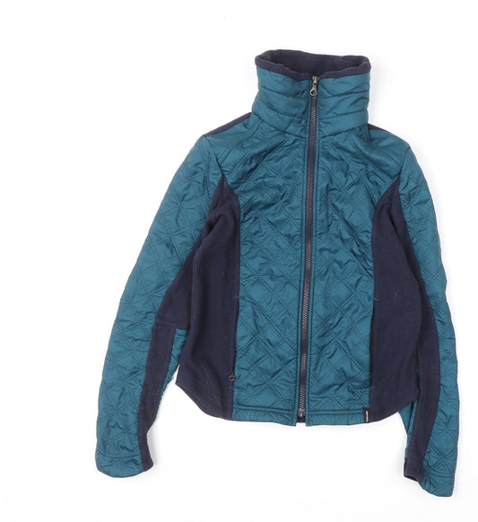 Girls UK Size 10-11 Years Fouganza Blue Full Zip Hoodie