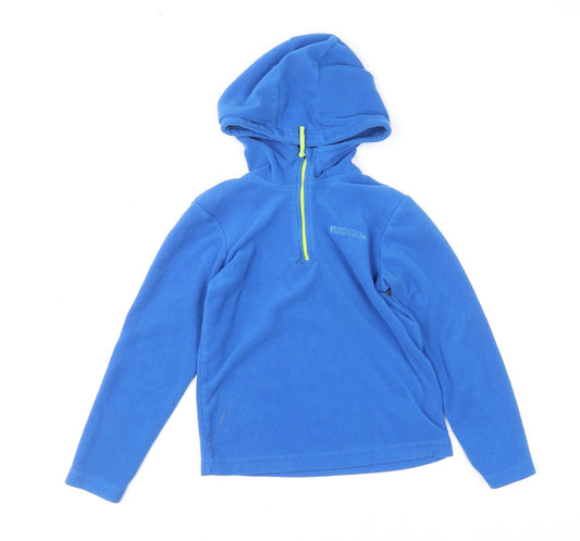 Boys UK Size 7-8 Years Mountain Warehouse Blue Pullover Hoodie