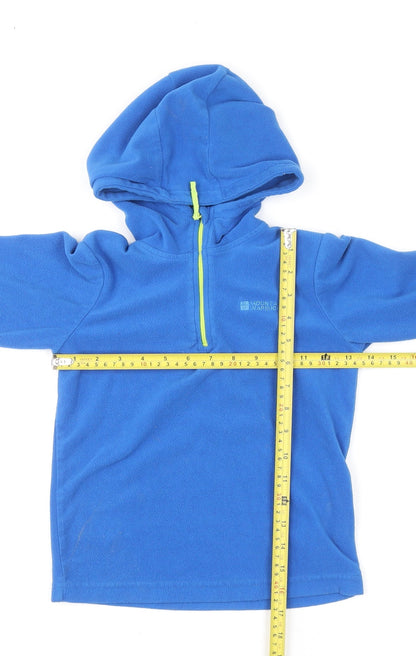 Boys UK Size 7-8 Years Mountain Warehouse Blue Pullover Hoodie