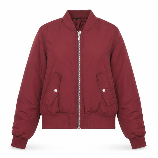Womens UK Size 8 Divided Red Bomber Jacket