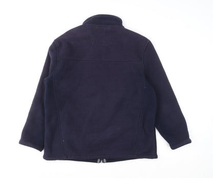 Mens UK Size M Maine New England Blue Full Zip Sweatshirt
