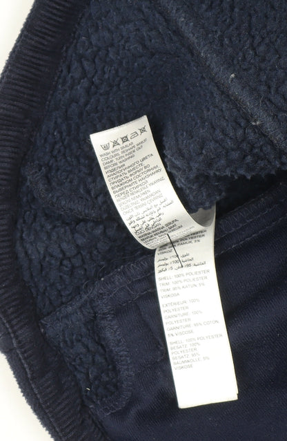 Mens UK Size M Maine New England Blue Full Zip Sweatshirt