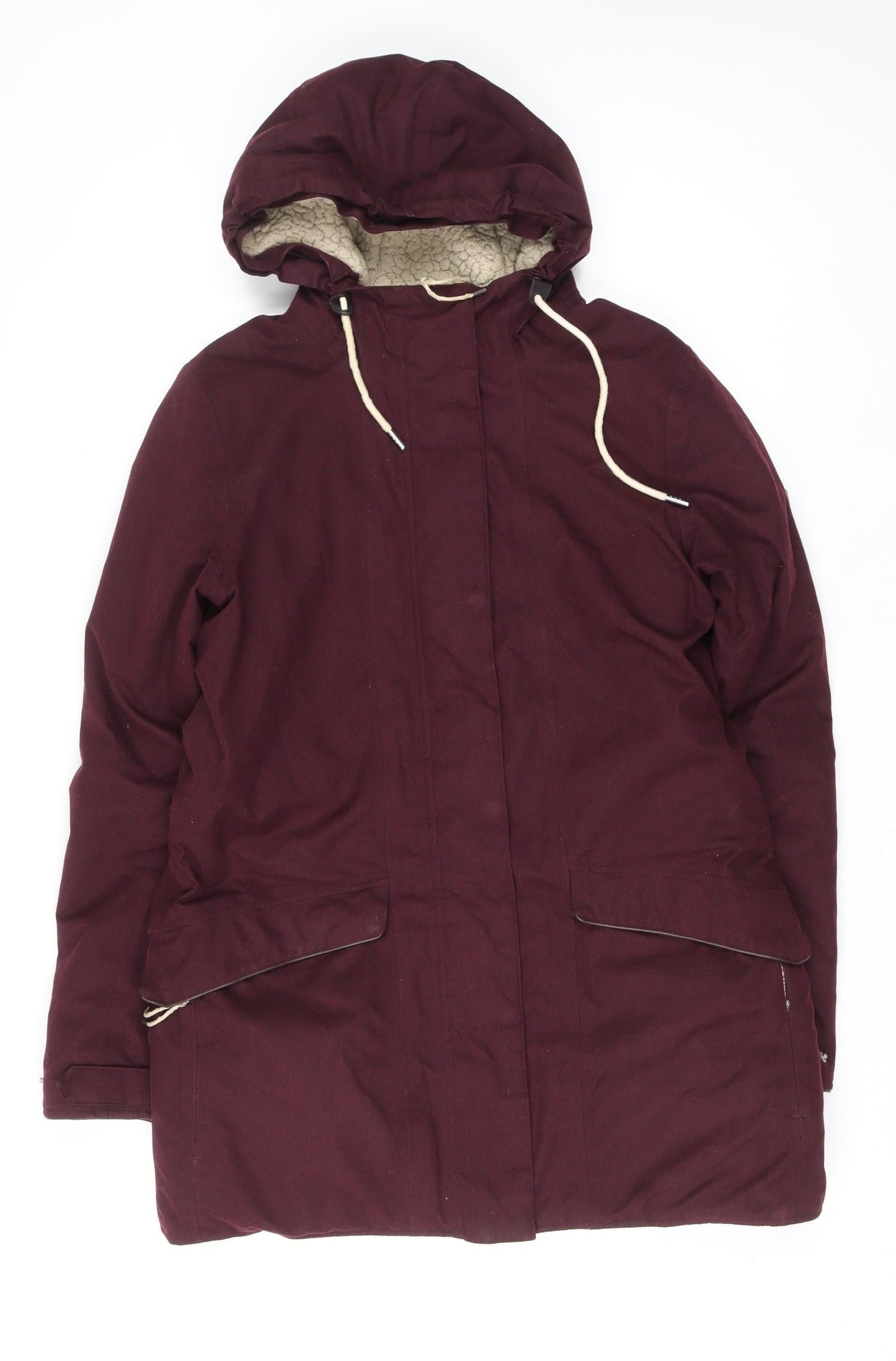 Womens UK Size 12 Craghoppers Red Parka Coat