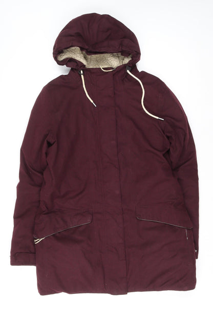 Womens UK Size 12 Craghoppers Red Parka Coat