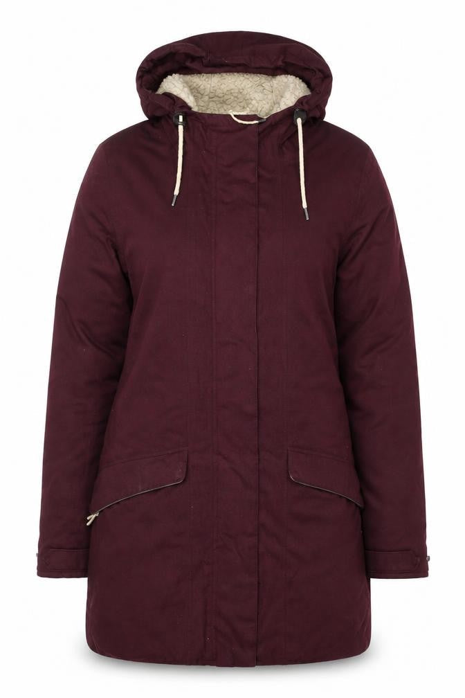 Womens UK Size 12 Craghoppers Red Parka Coat