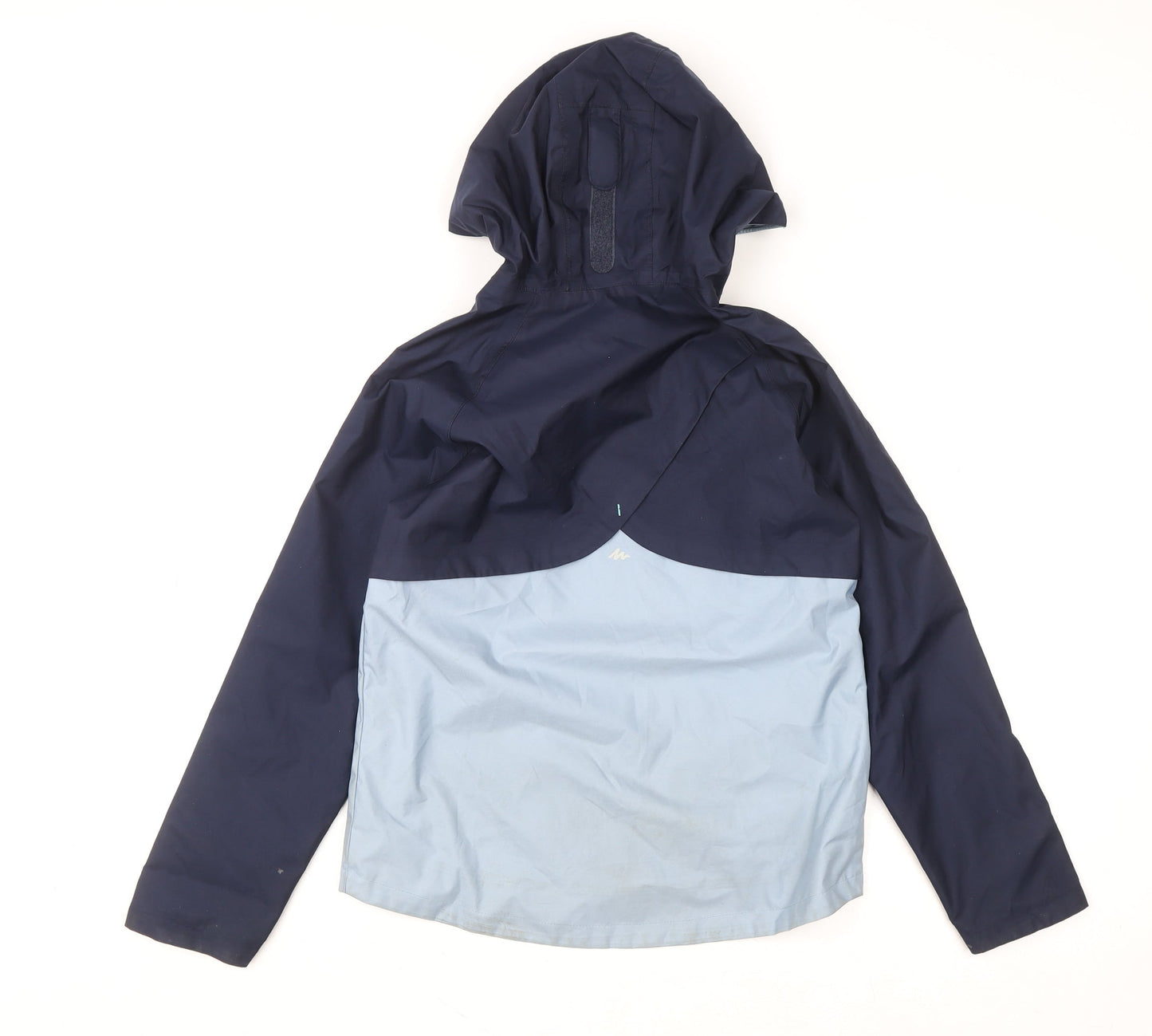 Boys UK Size 10-11 Years Quechua Blue Rain Coat
