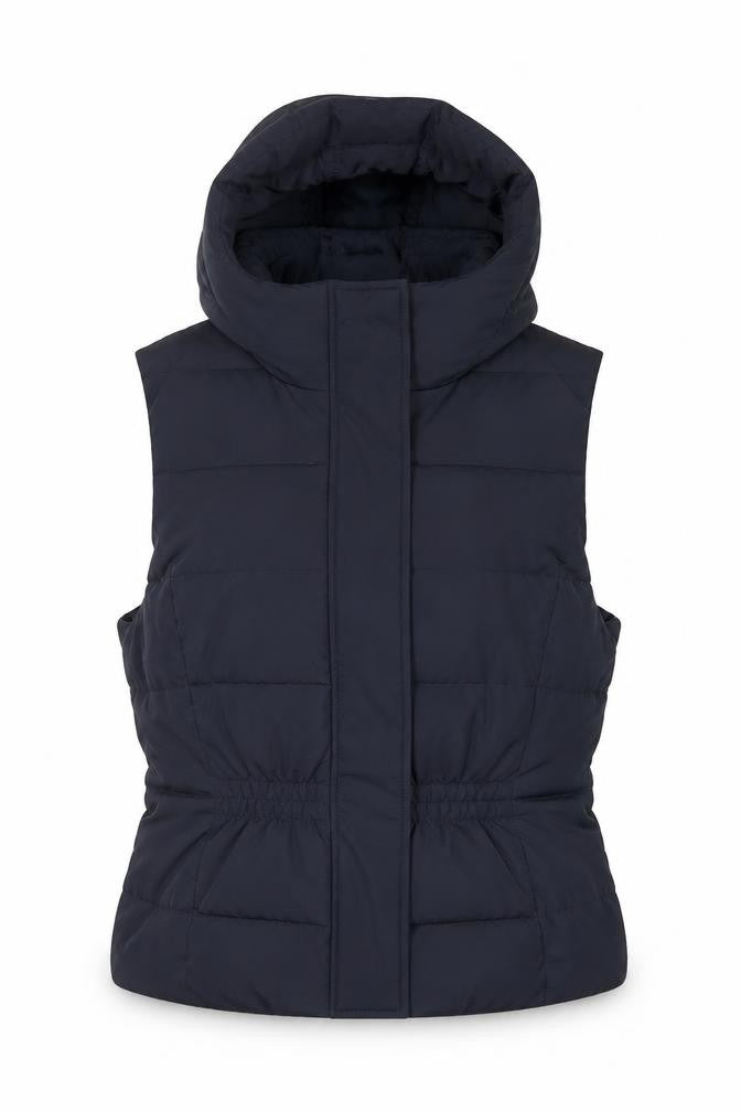 Womens UK Size L Hollister Blue Puffer Jacket