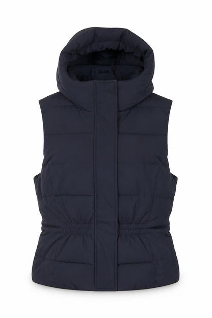 Womens UK Size L Hollister Blue Puffer Jacket