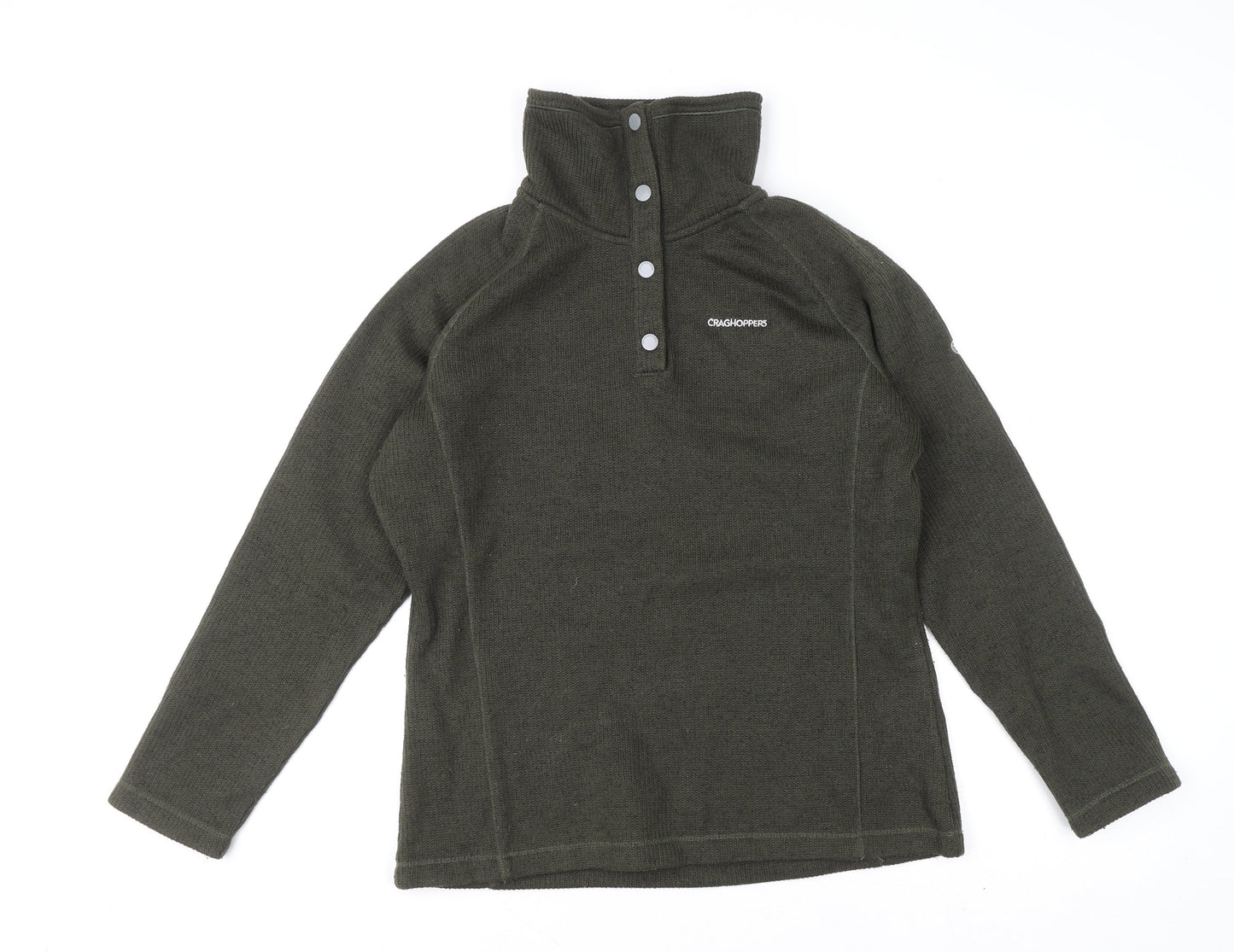 Womens UK Size 12 Craghoppers Green Henley Jumper