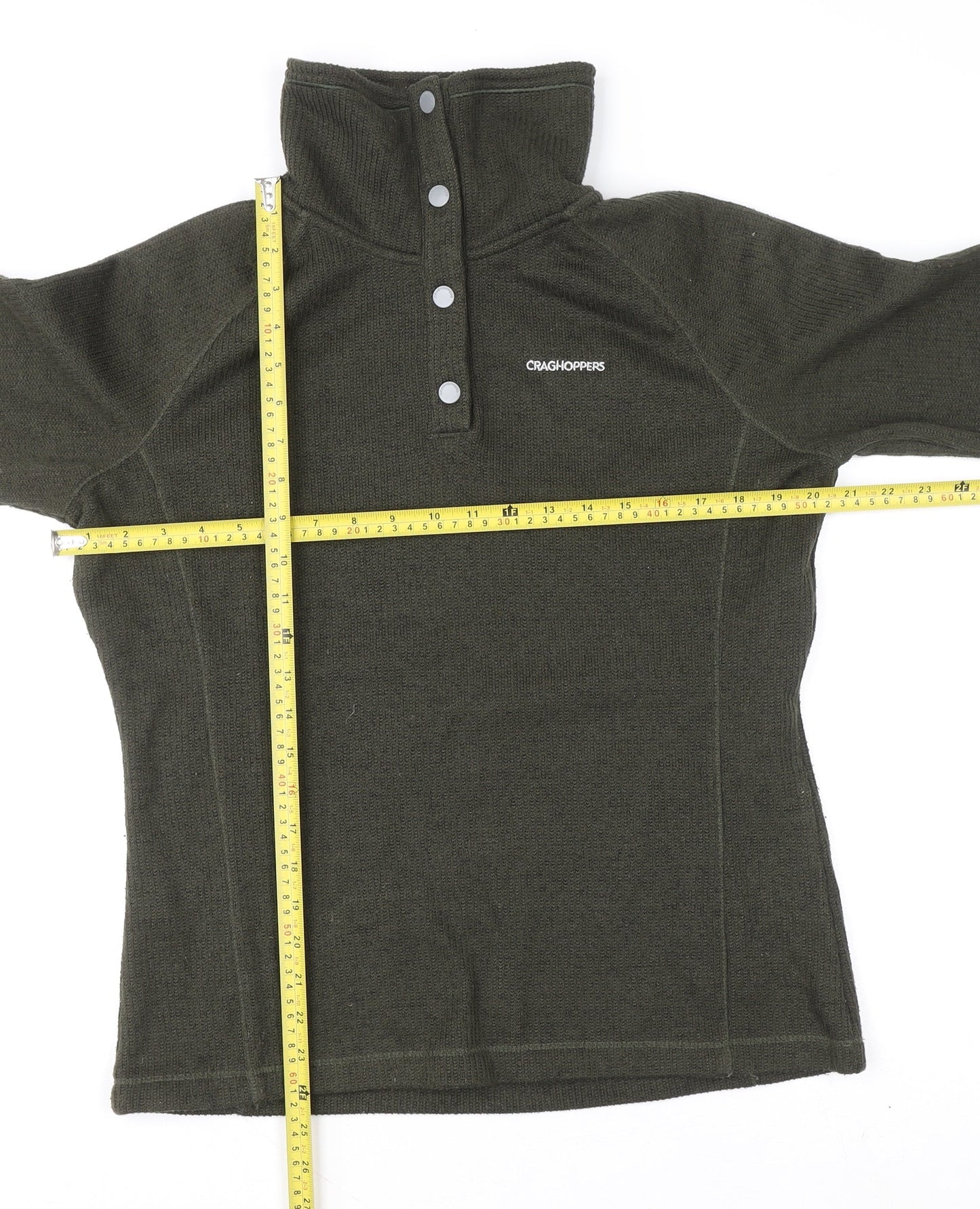Womens UK Size 12 Craghoppers Green Henley Jumper