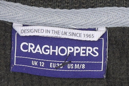 Womens UK Size 12 Craghoppers Green Henley Jumper