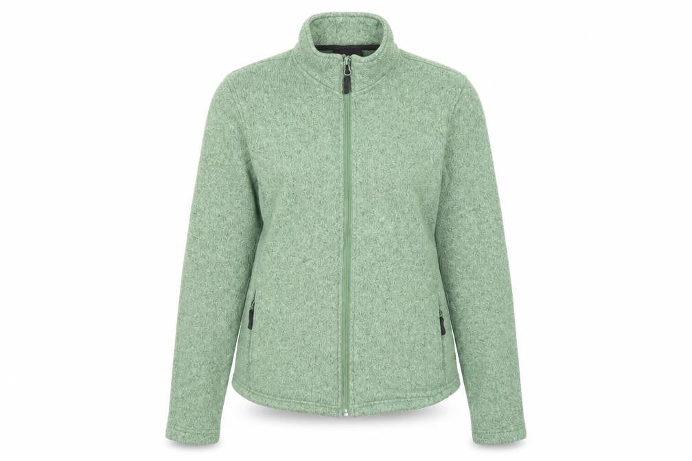 Womens UK Size M Trekmates Green Full Zip Sweatshirt