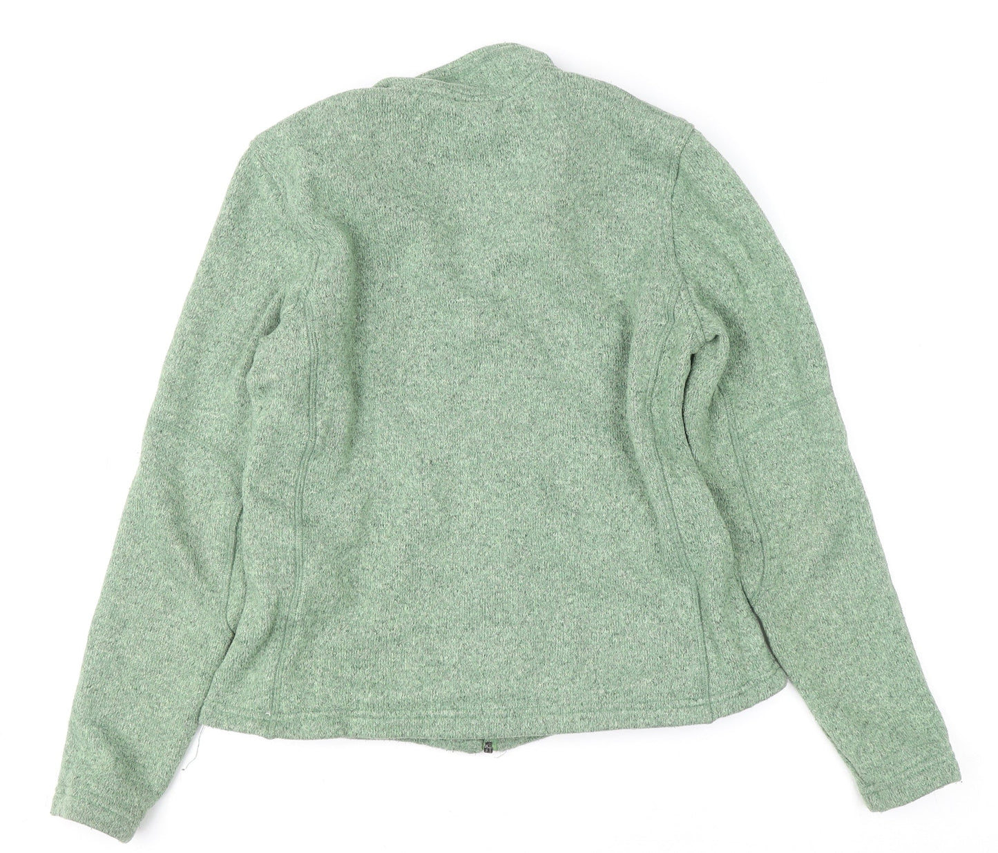 Womens UK Size M Trekmates Green Full Zip Sweatshirt