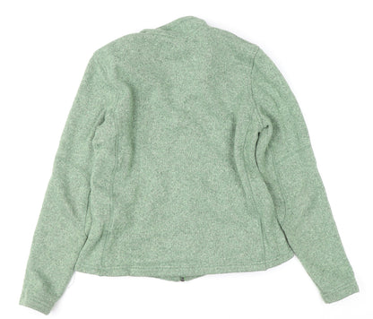 Womens UK Size M Trekmates Green Full Zip Sweatshirt