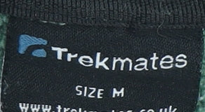 Womens UK Size M Trekmates Green Full Zip Sweatshirt