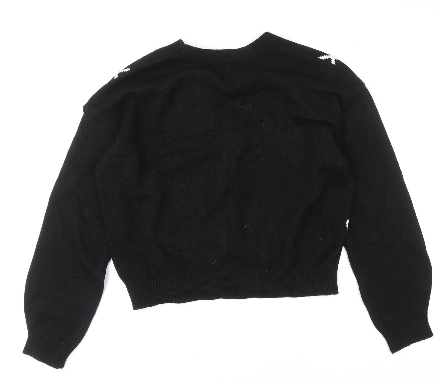 Girls UK Size 13-14 Years Marks and Spencer Black Cardigan Jumper