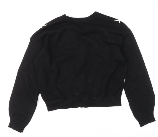 Girls UK Size 13-14 Years Marks and Spencer Black Cardigan Jumper