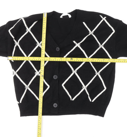 Girls UK Size 13-14 Years Marks and Spencer Black Cardigan Jumper
