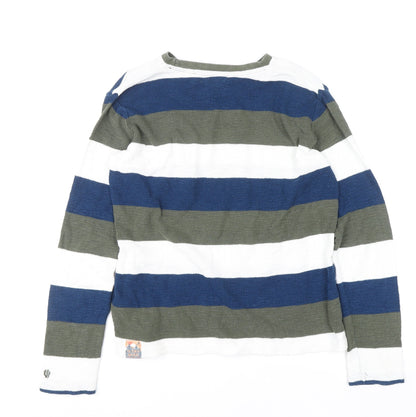 Boys UK Size 12-13 Years FatFace Multicoloured Pullover Jumper