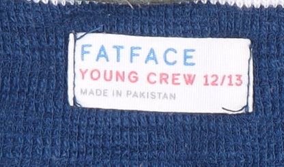 Boys UK Size 12-13 Years FatFace Multicoloured Pullover Jumper