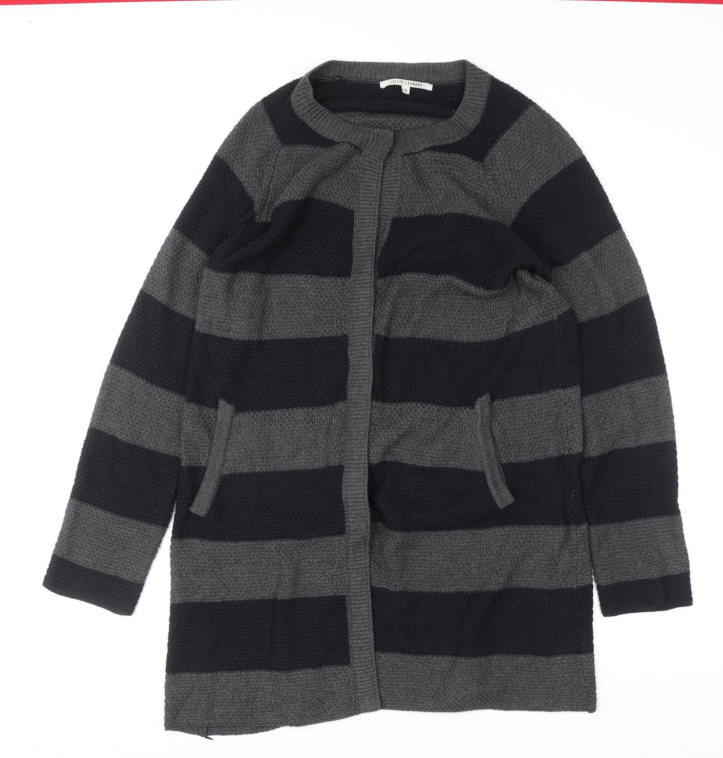 Womens UK Size M Lollys Laundry Grey Cardigan Jumper