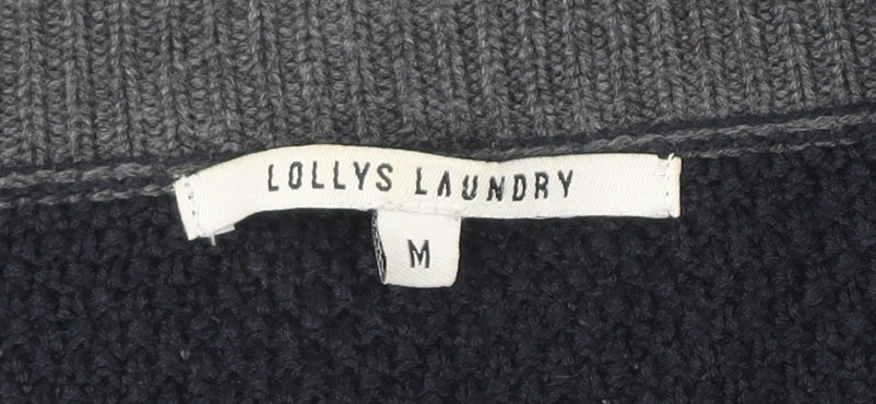 Womens UK Size M Lollys Laundry Grey Cardigan Jumper