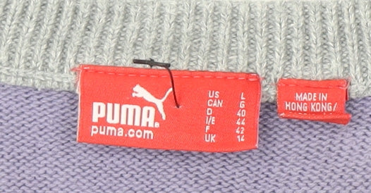 Womens UK Size 14 PUMA Grey Pullover Jumper