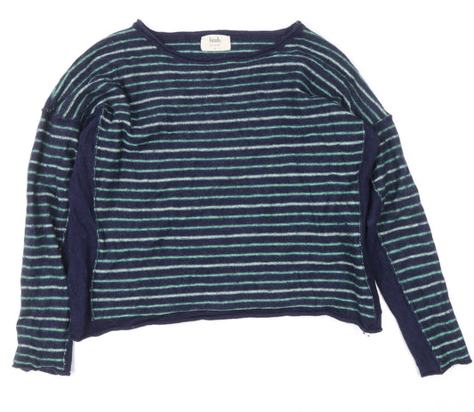 Womens UK Size M Hush Blue Pullover Jumper