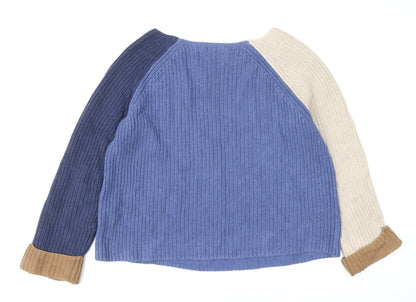 Womens UK Size 8 White Stuff Blue Pullover Jumper