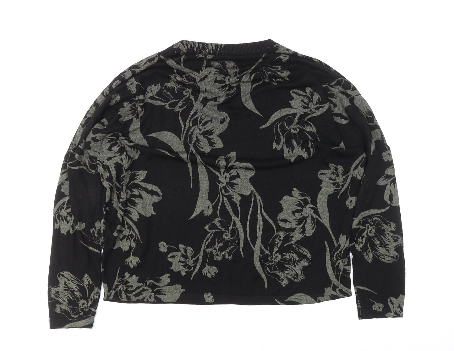 Womens UK Size M Marks and Spencer Black Pullover Jumper