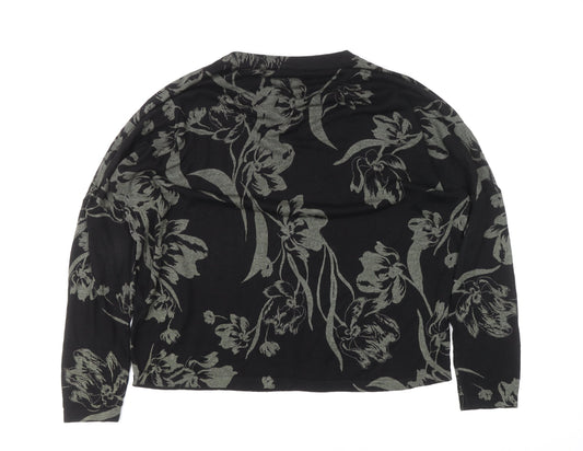 Womens UK Size M Marks and Spencer Black Pullover Jumper