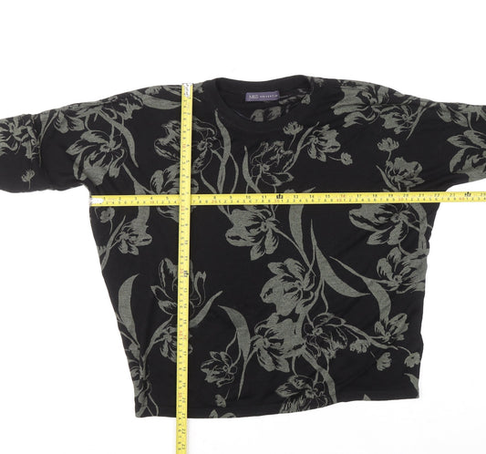 Womens UK Size M Marks and Spencer Black Pullover Jumper