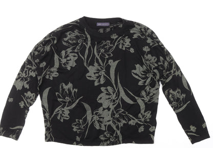 Womens UK Size M Marks and Spencer Black Pullover Jumper