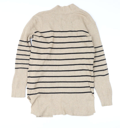Womens UK Size 6 Marks and Spencer Beige Cardigan Jumper