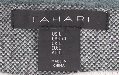 Womens UK Size L Tahari Grey Pullover Jumper