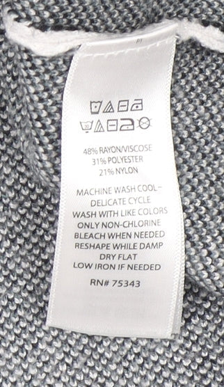 Womens UK Size L Tahari Grey Pullover Jumper