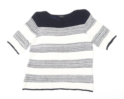 Womens UK Size 12 M&Co Blue Pullover Jumper