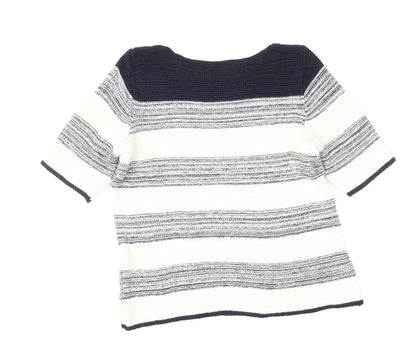 Womens UK Size 12 M&Co Blue Pullover Jumper