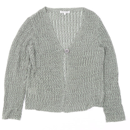 Womens UK Size L Laura Ashley Grey Cardigan Jumper