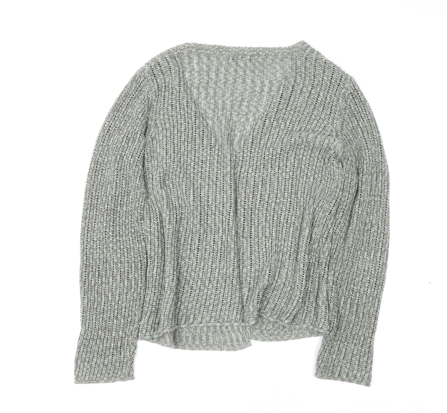 Womens UK Size L Laura Ashley Grey Cardigan Jumper