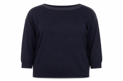 Womens UK Size 18 Bonmarché Blue Pullover Jumper